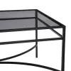 Centrinis stalas 100 x 60 x 45,5 cm Stiklas Metalinis