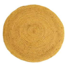 Matto Keltainen Juutti 120 x 120 cm