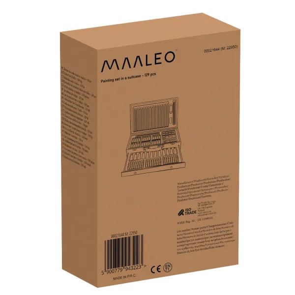 Maalaussetti matkalaukussa - 129 osaa Maaleo 21644