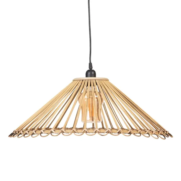 Kattolamppu 57 x 57 x 20,5 cm Luonnollinen Bambu 220 V 240 V 60 W (2 osaa)