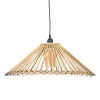 Kattolamppu 57 x 57 x 20,5 cm Luonnollinen Bambu 220 V 240 V 60 W (2 osaa)