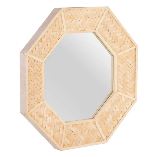 Wall mirror Natural 81 x 6,5 x 81 cm
