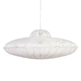 Ceiling Light Metal White 80 x 80 cm