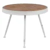 Centrinis stalas Balta Natūralus 60 x 60 x 45 cm