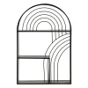 Lentyna 51 x 13 x 76,5 cm Juoda Metalinis