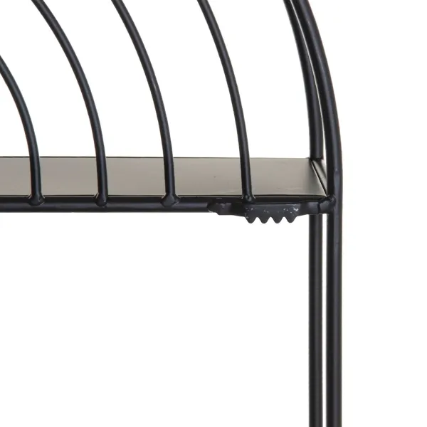 Riiulid 51 x 13 x 76,5 cm Must Metall