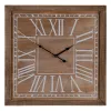 Wall Clock Natural Fir wood 60 x 5 x 60 cm