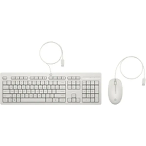 Klaviatūra un Pele HP 86J24AA Balts