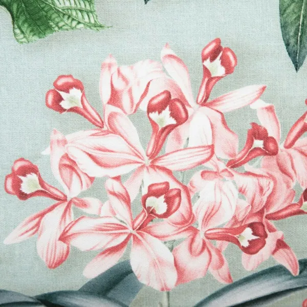 Tyyny Turkoosi 100% puuvillaa 60 x 40 cm Orkidea