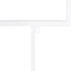 Shelves SQUARE Metal White 80 x 26 x 180 cm