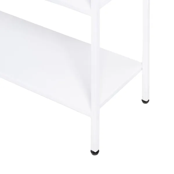 Shelves SQUARE Metal White 80 x 26 x 180 cm