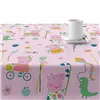 Stain-proof resined tablecloth Peppa Pig Free Time 1 Multicolour 150 x 150 cm