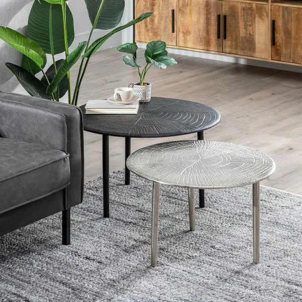 Centrinis stalas 70 x 70 x 45 cm Aliuminis