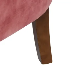 Nojatuoli 77 x 64 x 88 cm Synteettinen kangas Puu Tummanpunainen