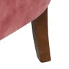 Fotelis 77 x 64 x 88 cm Sintetinis audinys Medžio Tamsiai raudona