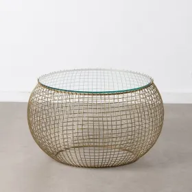 Centre Table 74 x 74 x 44 cm Crystal Iron