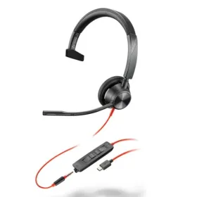 Austiņas ar Mikrofonu Poly Blackwire 3315 Melns