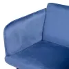 Кресло Синтетическая ткань Синий Металл