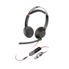 Austiņas ar Mikrofonu Poly Blackwire 5220 Melns