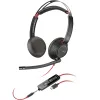 Austiņas ar Mikrofonu Poly Blackwire 5220 Melns