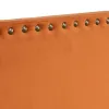 Изголовье кровати 160 x 6 x 60 cm Синтетическая ткань терракот