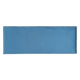 Headboard 160 x 6 x 60 cm Synthetic Fabric Blue