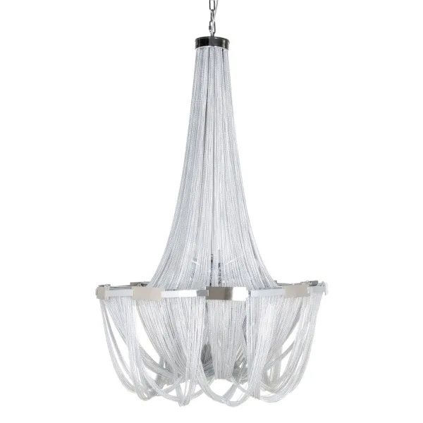 griestu gaismas 80 x 80 x 120 cm Metāls Sudrabs