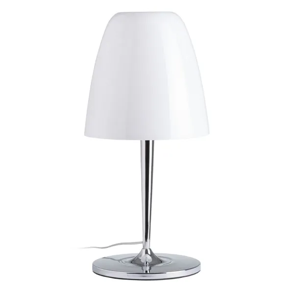 Galda lampa Balts Sudrabains Metāls Stikls Dzelzs Hierro/Cristal 60 W 220 V 240 V 220 -240 V 28 x 28 x 56 cm