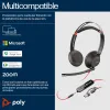 USB Kabelis Poly 93S88AA Melns Sarkans