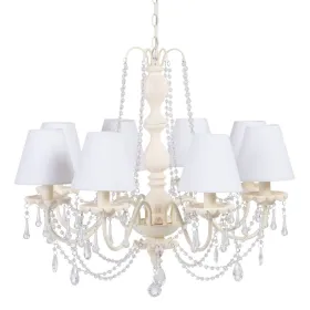 Ceiling Light 65 x 65 x 107 cm Beige Metal Ø 15 cm Classic