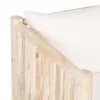 Двухместный диван AKAR 131 x 80 x 77,5 cm Натуральный древесина тика