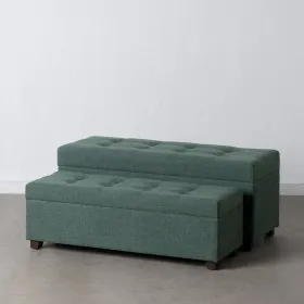 Сундук 102 x 41 x 43 cm Синтетическая ткань Деревянный