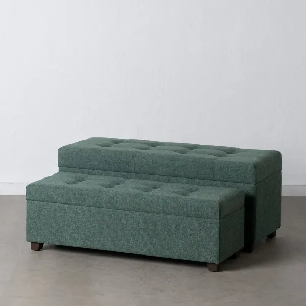 Сундук 102 x 41 x 43 cm Синтетическая ткань Деревянный