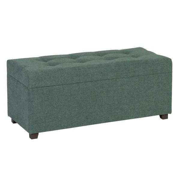 Сундук 102 x 41 x 43 cm Синтетическая ткань Деревянный
