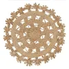 Carpet Natural Jute 120 x 120 cm