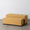 Сундук 102 x 41 x 43 cm Синтетическая ткань Деревянный