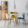 Обеденный стол Белый Деревянный MDF 60 x 60 x 74 cm