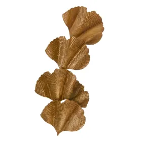 Sienu dekors 29 x 6 x 67 cm Bronza Metāls