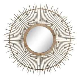 Wall mirror Natural 90 x 3 x 90 cm