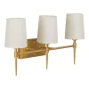 sienas Lampa 58 x 20 x 31,5 cm Sintētiska Auduma Bronza Metāls Moderns