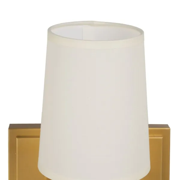 Настенный светильник 58 x 20 x 31,5 cm Синтетическая ткань Позолоченный Металл современный