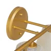 Настенный светильник 82 x 20 x 25 cm Позолоченный Металл современный