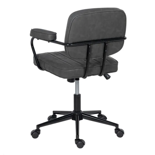 Biroja krēsls 56 x 56 x 92 cm Melns