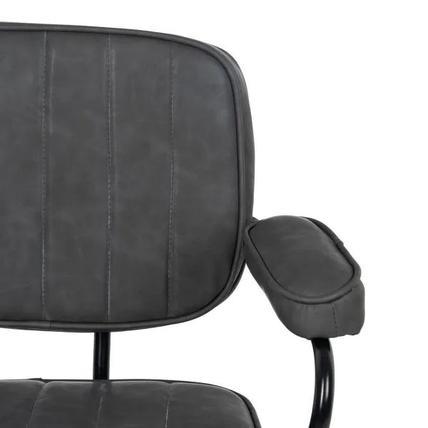 Biroja krēsls 56 x 56 x 92 cm Melns