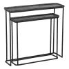 Set of furniture Black Grey 84 x 26 x 78 cm