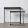 Set of furniture Black Grey 84 x 26 x 78 cm