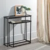Set of furniture Black Grey 84 x 26 x 78 cm