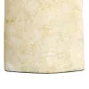 Maljakko 24 x 13 x 64 cm Kristalli Kullattu Metalli Valkoinen