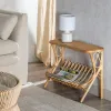 Side table RATÁN 70 x 30 x 50 cm Natural