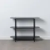 TV-kalusteet 90 x 28 x 70,3 cm Musta Teräs